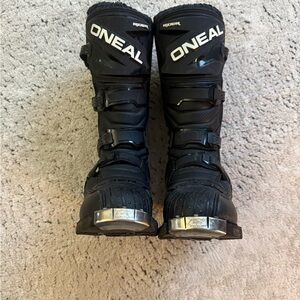 O'NealMX Rider Black Dirt Bike Boots